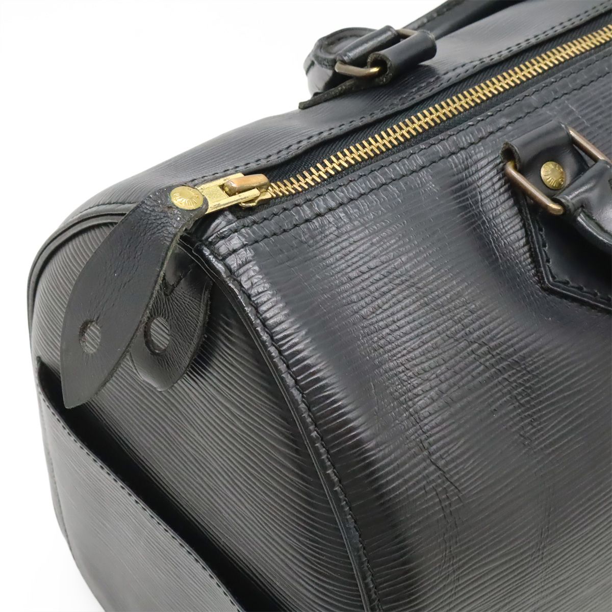 Louis Vuitton Epi Speedy 30 Boston Bag Leather Noir Black