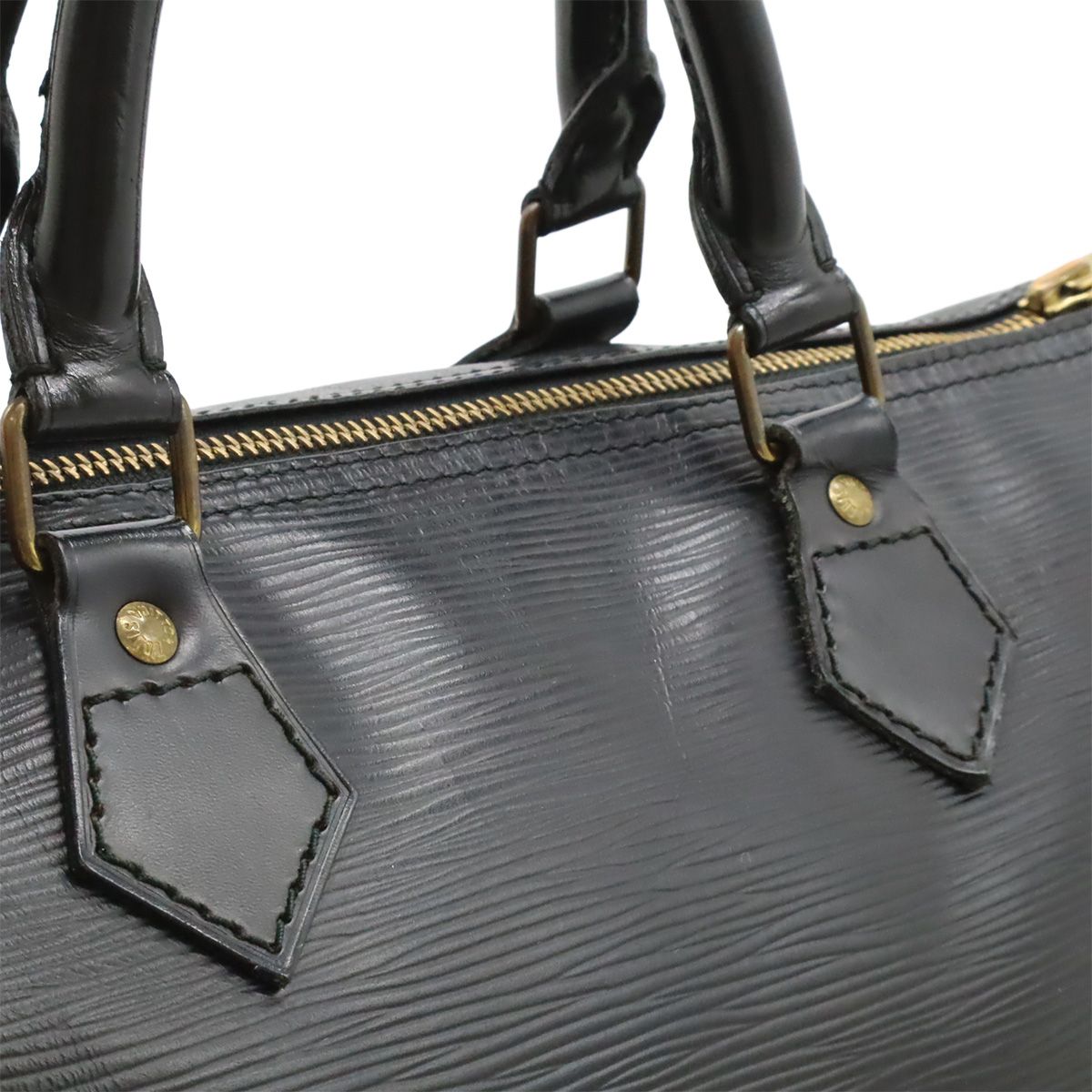 Louis Vuitton Epi Speedy 30 Boston Bag Leather Noir Black