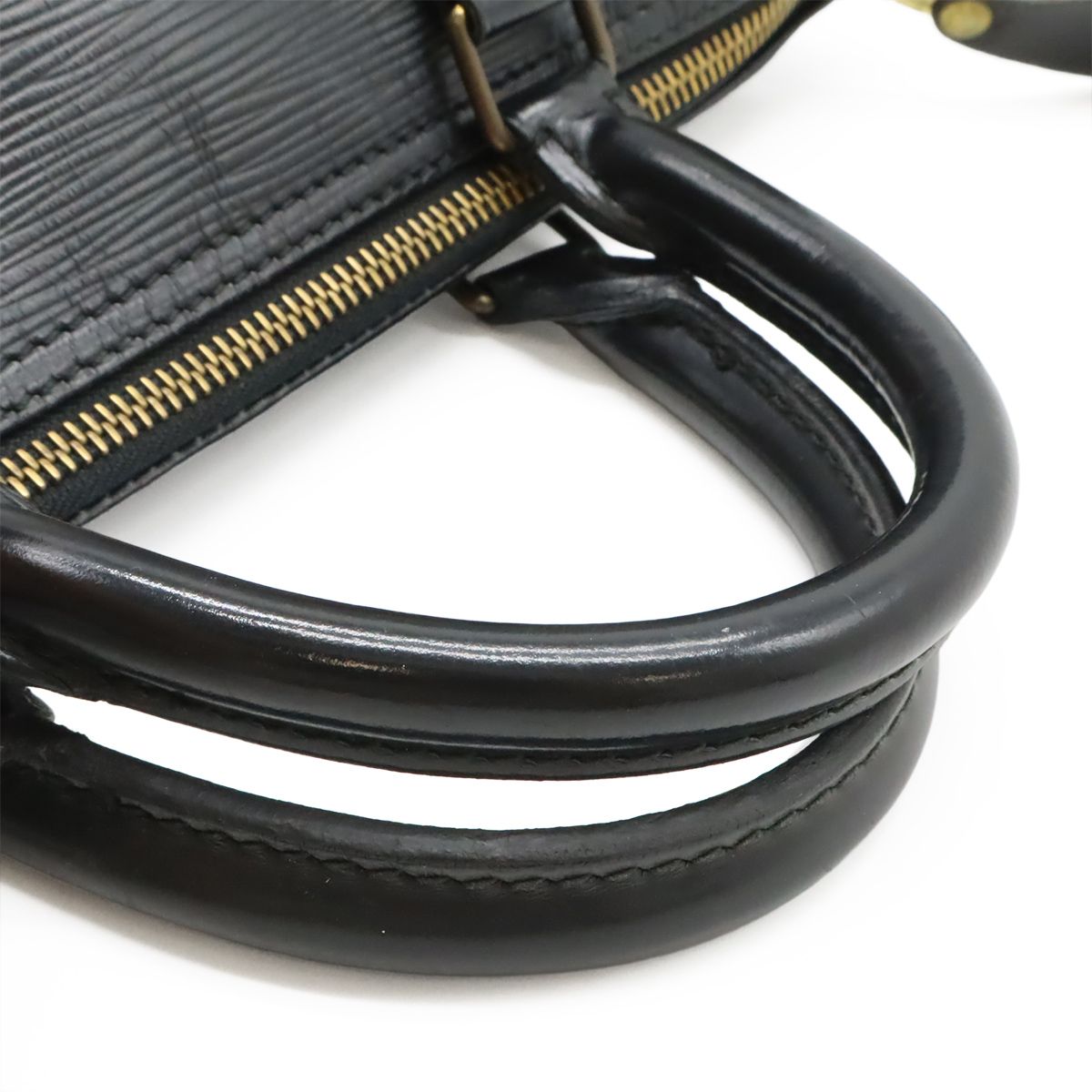 Louis Vuitton Epi Speedy 30 Boston Bag Leather Noir Black
