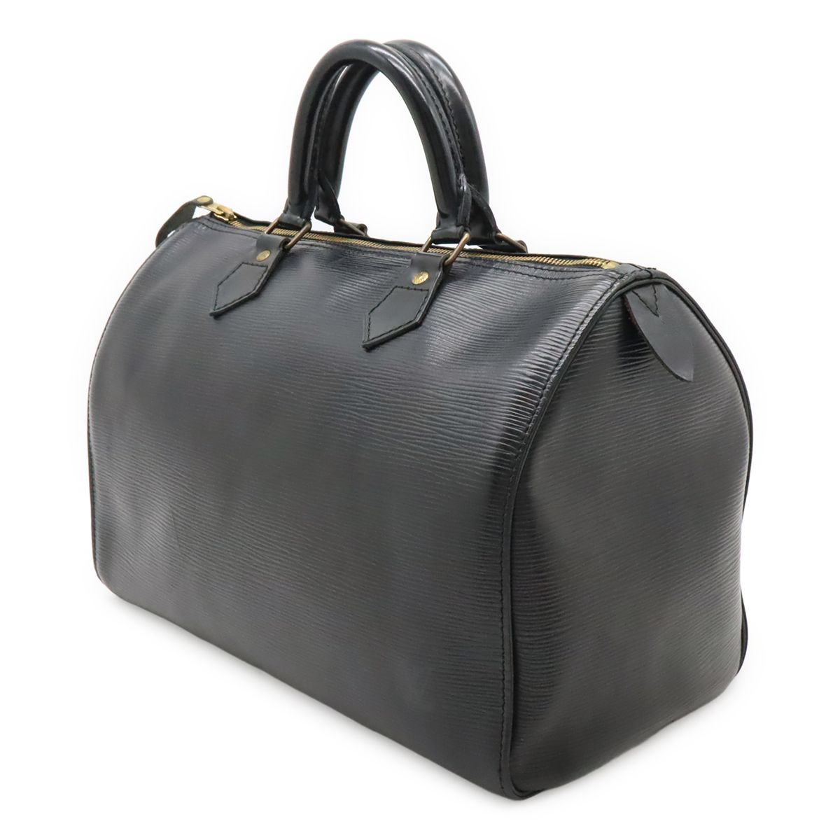 Louis Vuitton Epi Speedy 30 Boston Bag Leather Noir Black