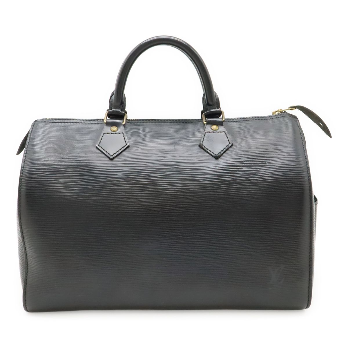 Louis Vuitton Epi Speedy 30 Boston Bag Leather Noir Black