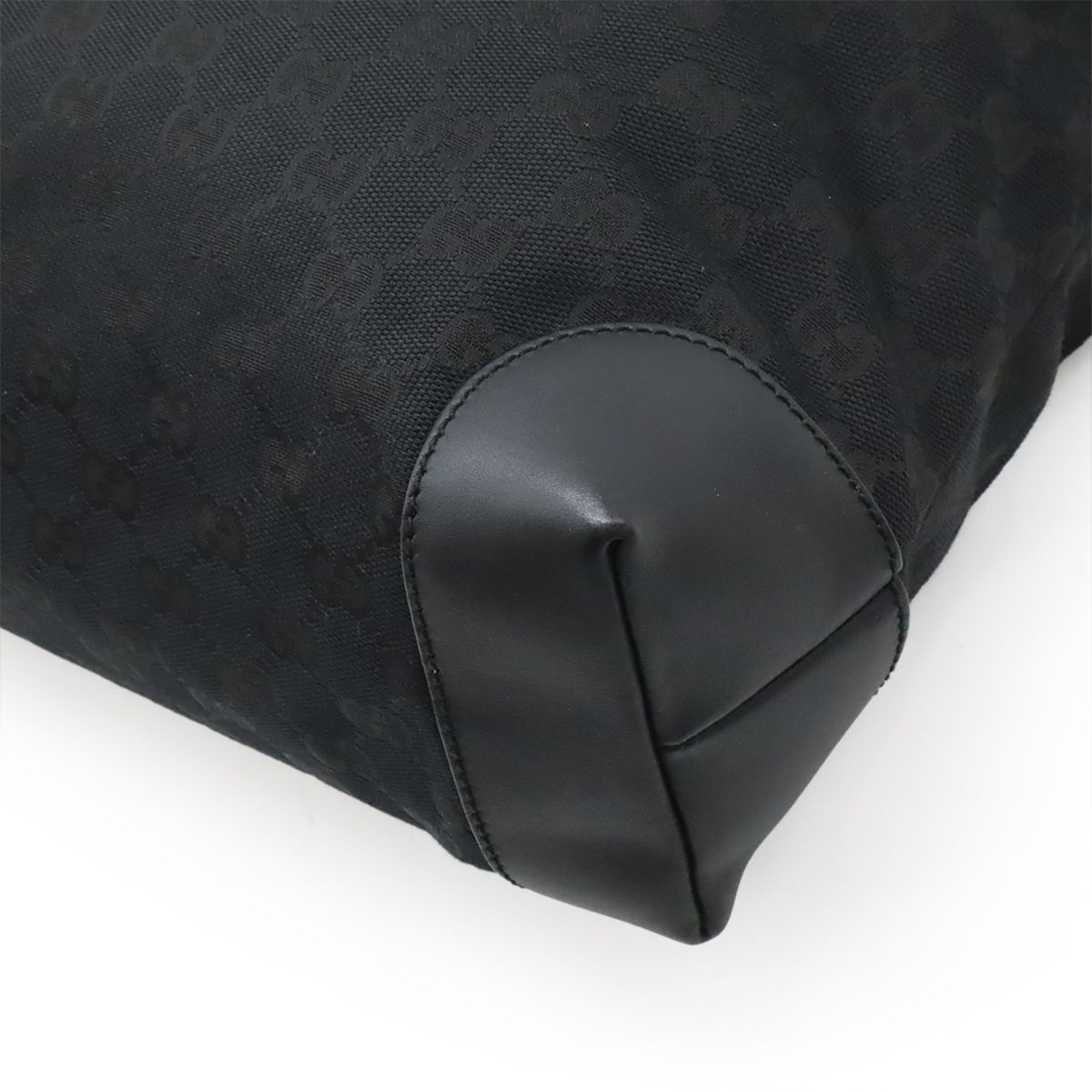 Gucci GG Canvas Sherry Line Shoulder Bag Crossbody Leather Black Green Red