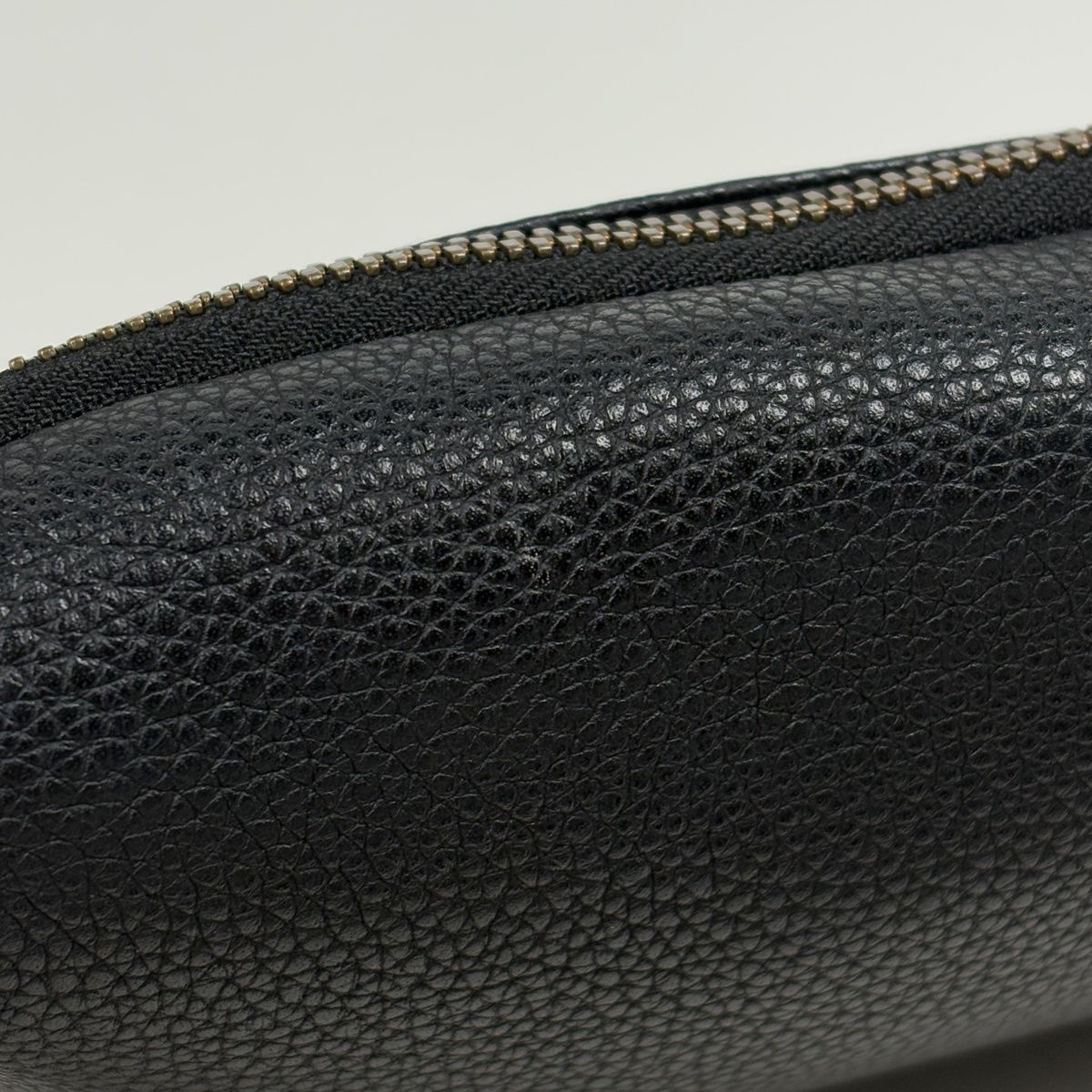 Gucci Logo Waist Bag Leather Black