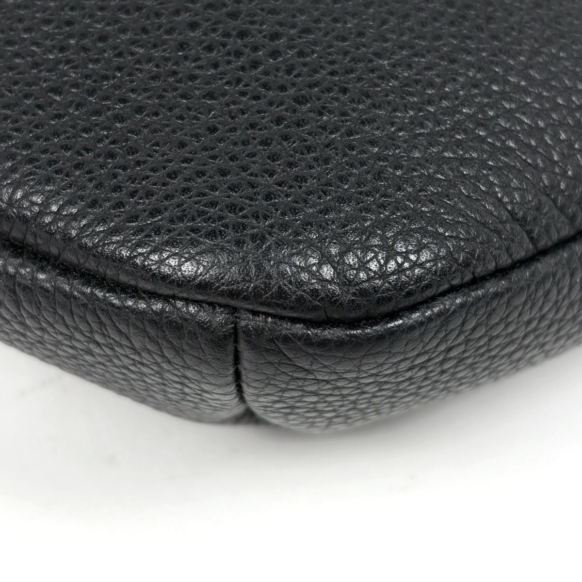 Gucci Logo Waist Bag Leather Black