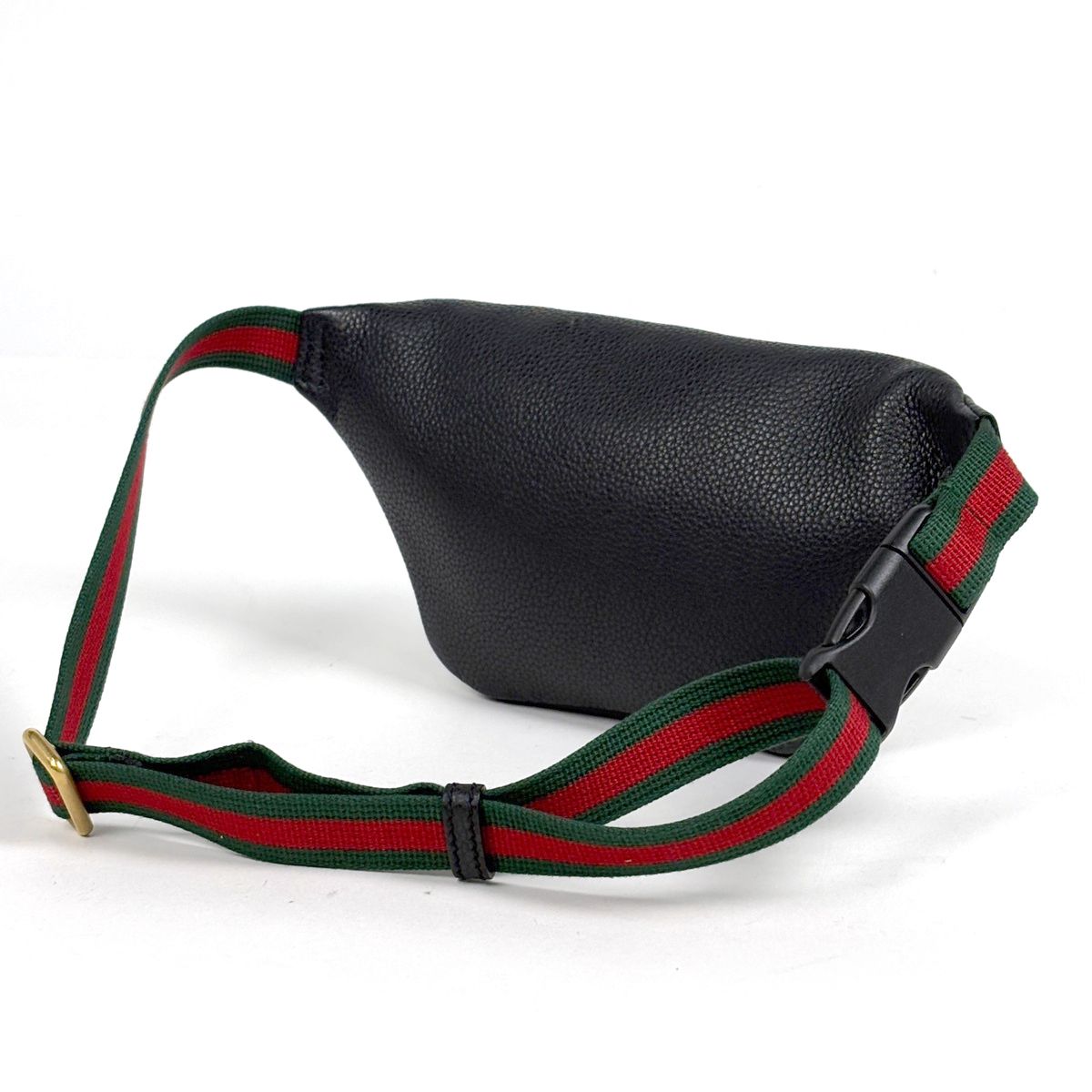 Gucci Logo Waist Bag Leather Black