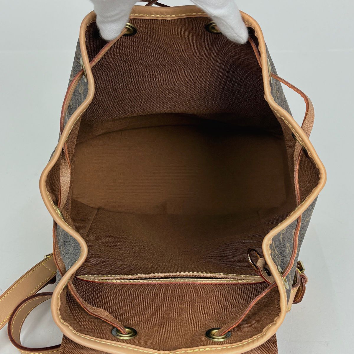 Louis Vuitton Montsouris MM Backpack Monogram Brown