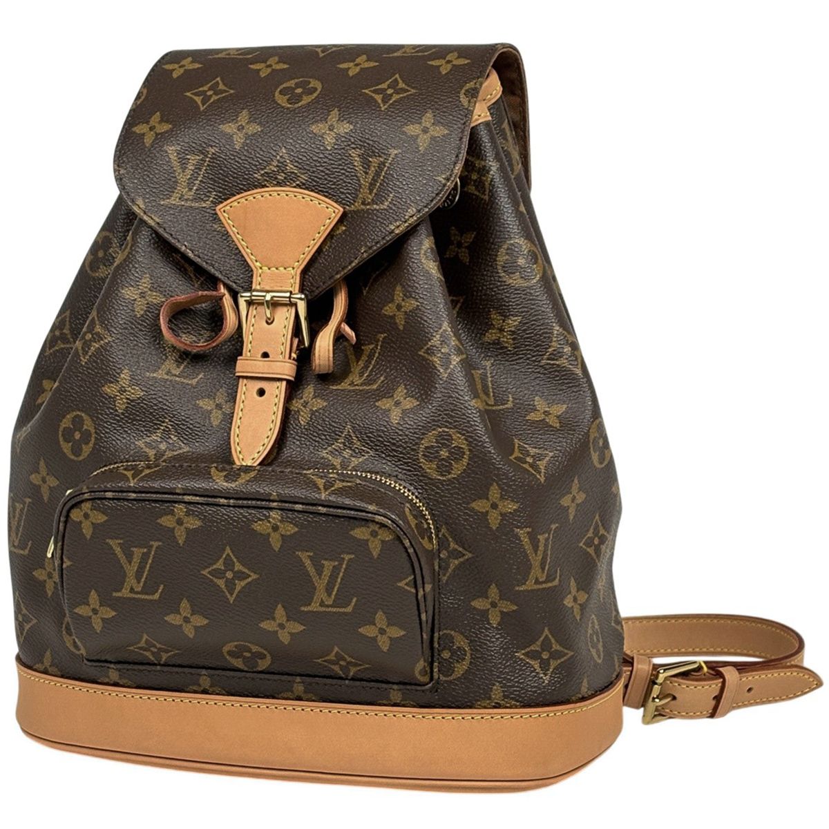 Louis Vuitton Montsouris MM Backpack Monogram Brown