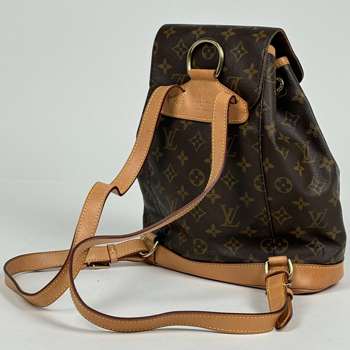 Louis Vuitton Montsouris MM Backpack Monogram Brown
