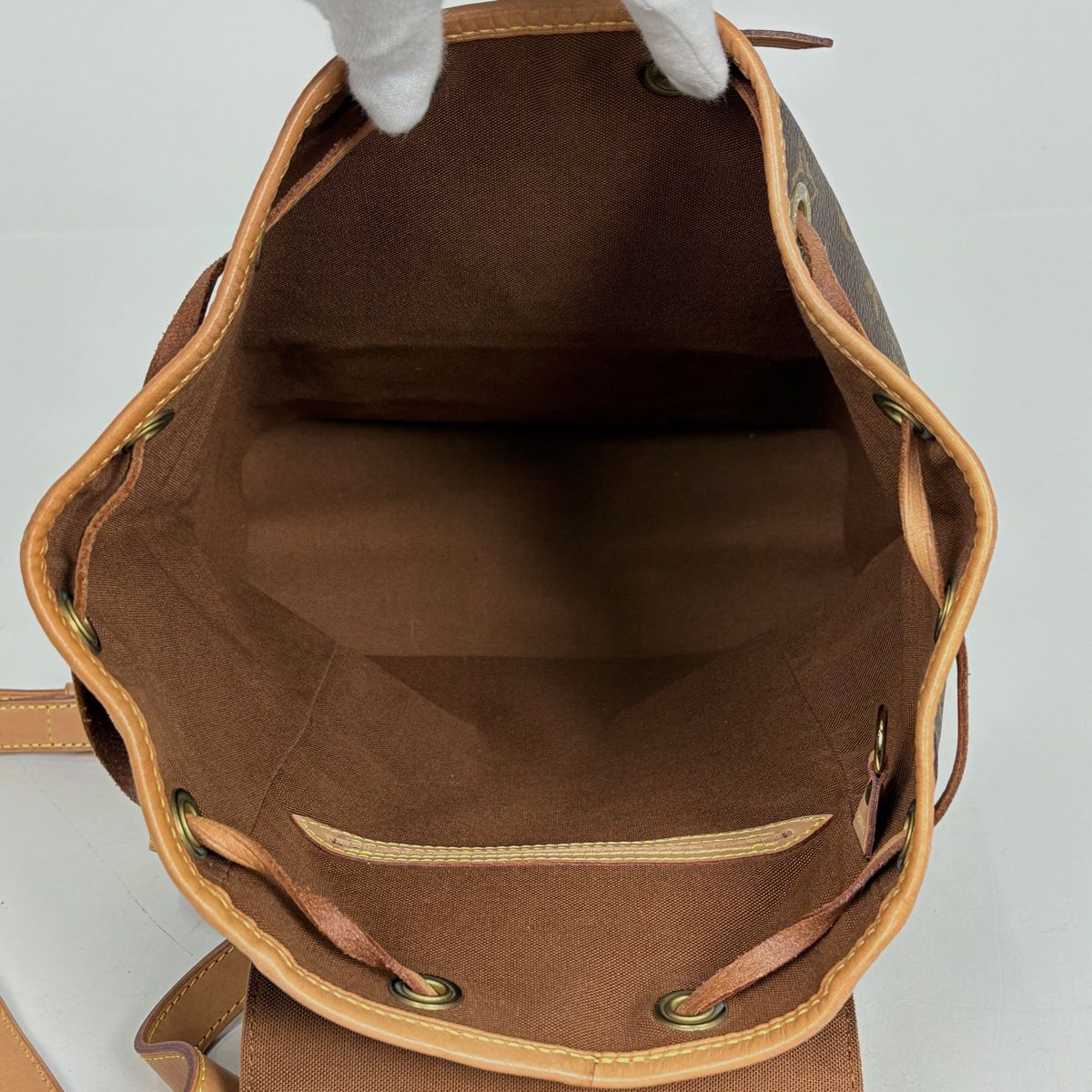 Louis Vuitton Montsouris MM Backpack Monogram Brown