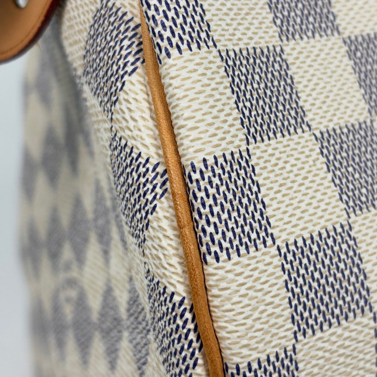 Louis Vuitton Speedy 30 Boston Bag Damier Azur White