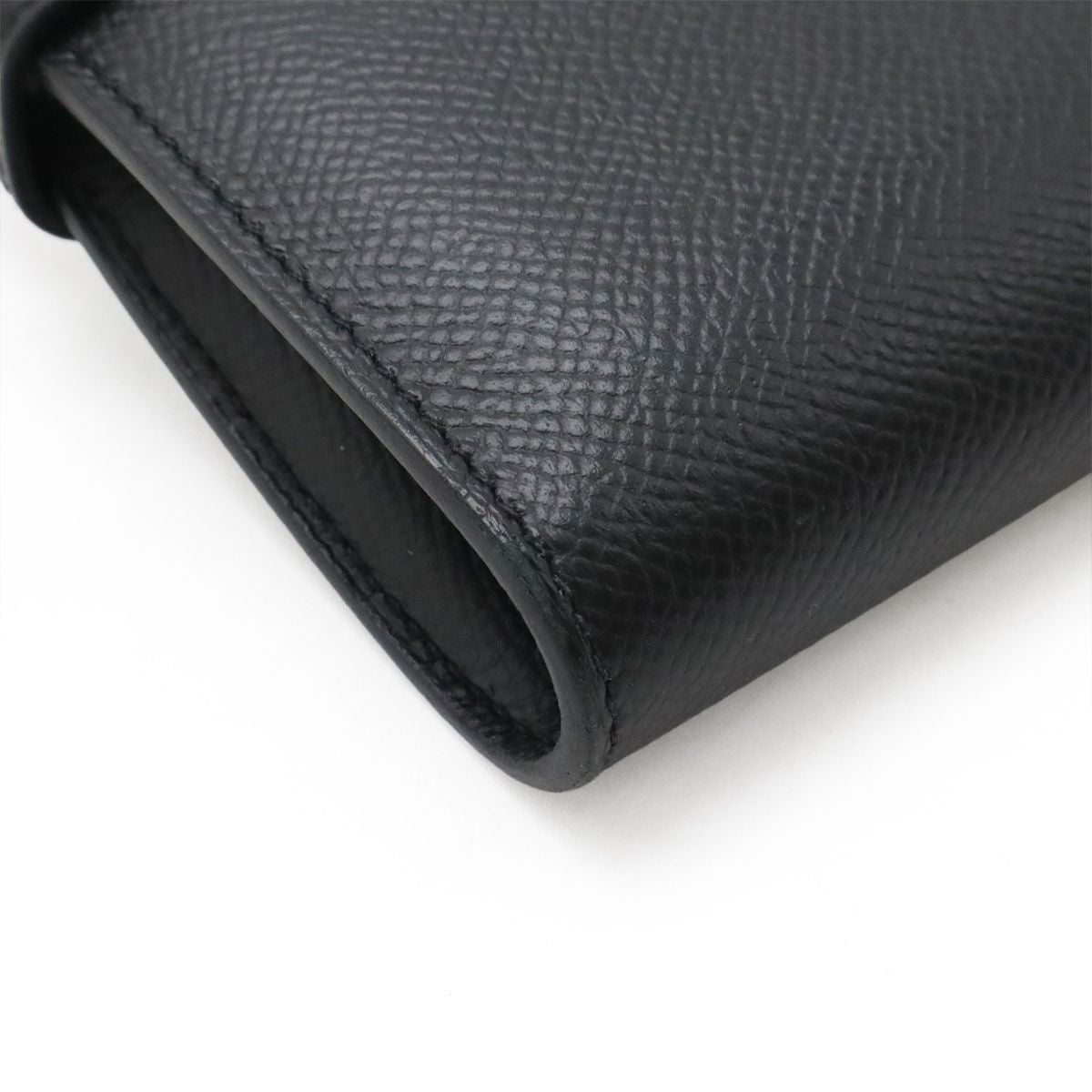 Hermes Kelly Wallet Long Bifold Veau Epsom Black Gold