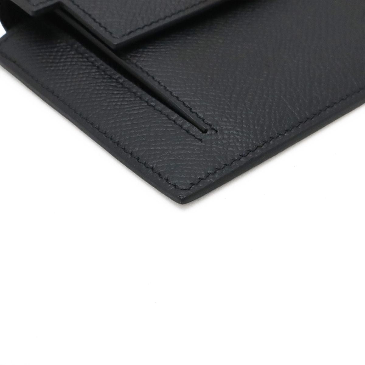 Hermes Kelly Pocket Compact Coin Purse Veau Epsom Black Gold