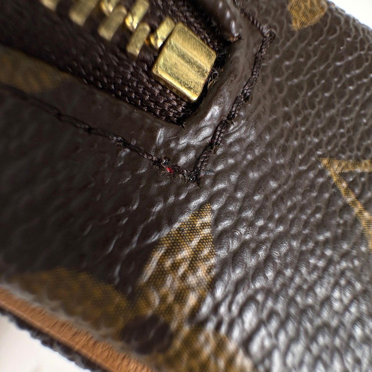 Louis Vuitton Trousse Wapiti Pouch Monogram Brown