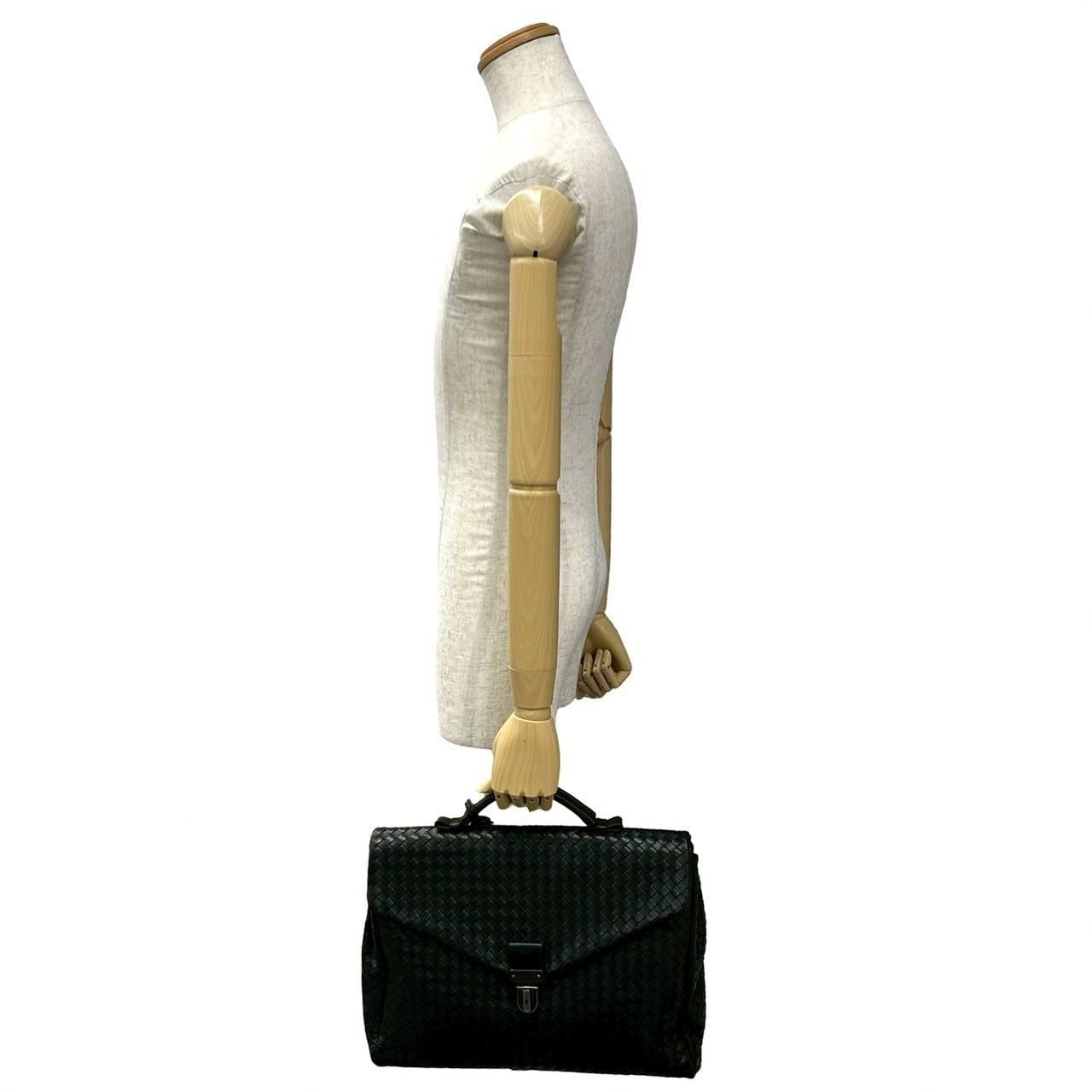 Bottega Veneta with Key Leather Business Briefcase Capacity Black