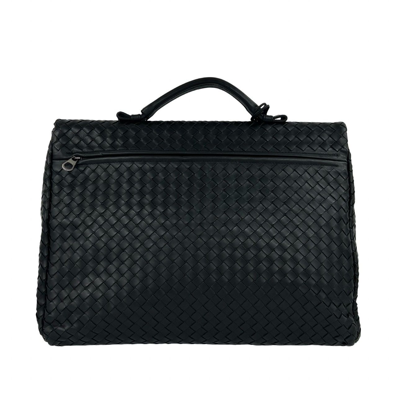 Bottega Veneta with Key Leather Business Briefcase Capacity Black