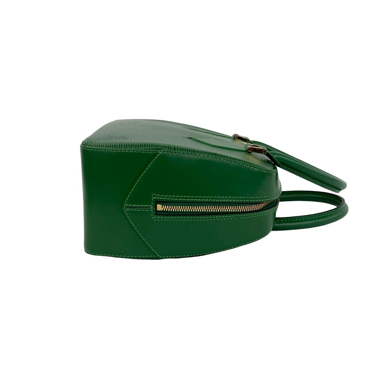 Louis Vuitton Vintage Sa Blanc Epi Leather Mini Boston Bag Borneo Green