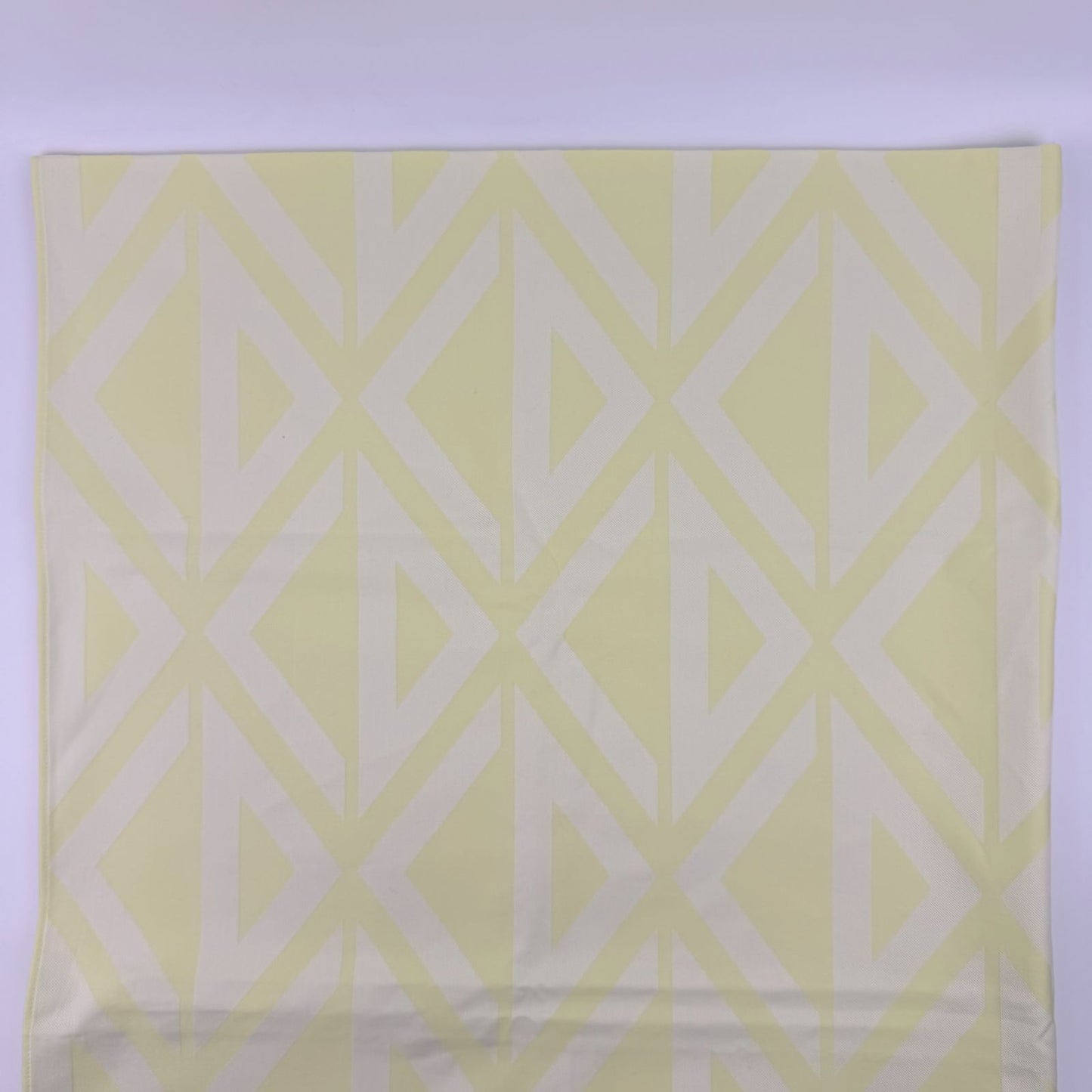 Dior Yellow Cotton Vintage Scarf