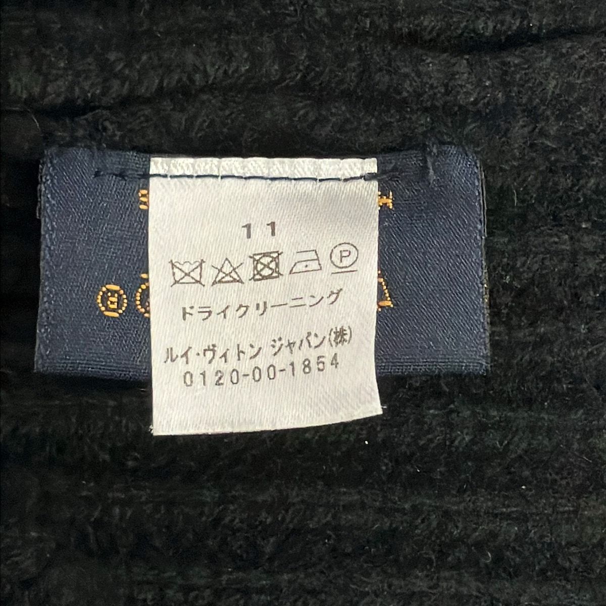 Louis Vuitton Knit Cap 11 Beanie LV Ahead Cap Black Cashmere Hat