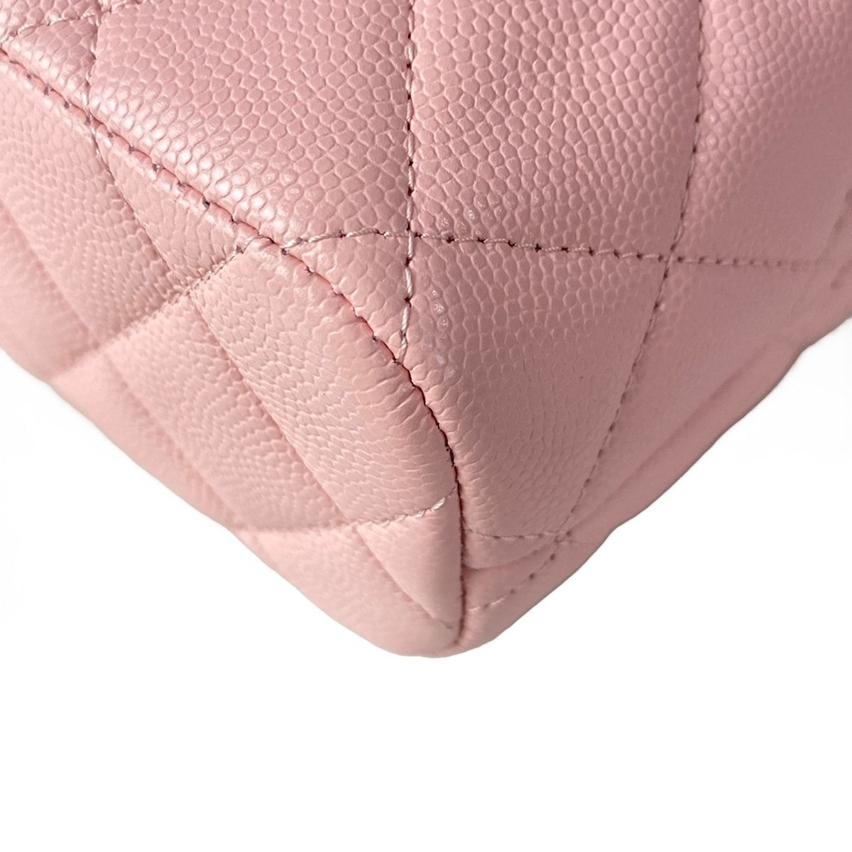 Chanel Quilted Hobo Pink Silver 2-Way Mini Bag