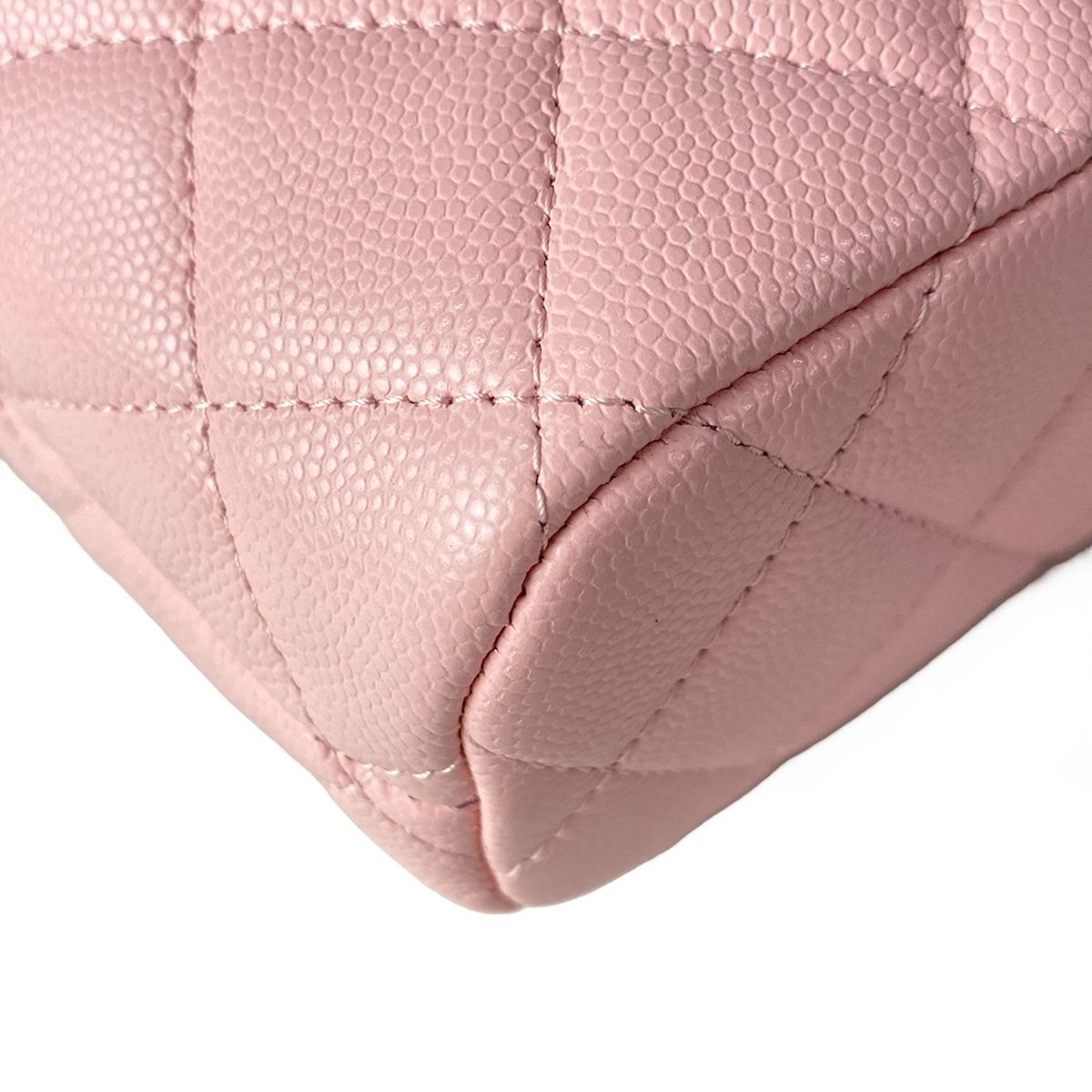 Chanel Quilted Hobo Pink Silver 2-Way Mini Bag