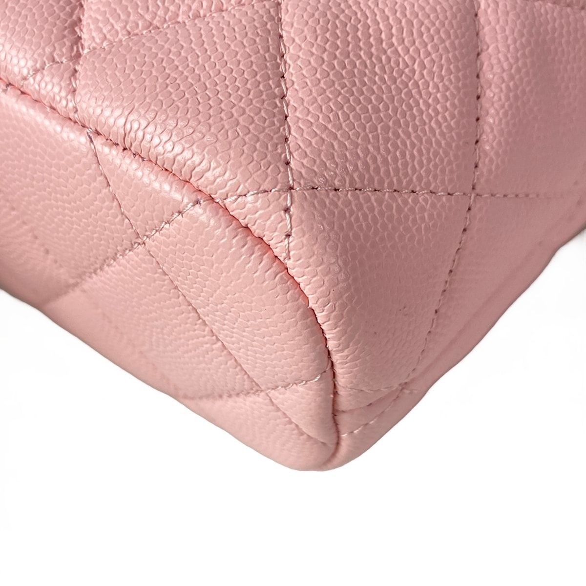 Chanel Quilted Hobo Pink Silver 2-Way Mini Bag