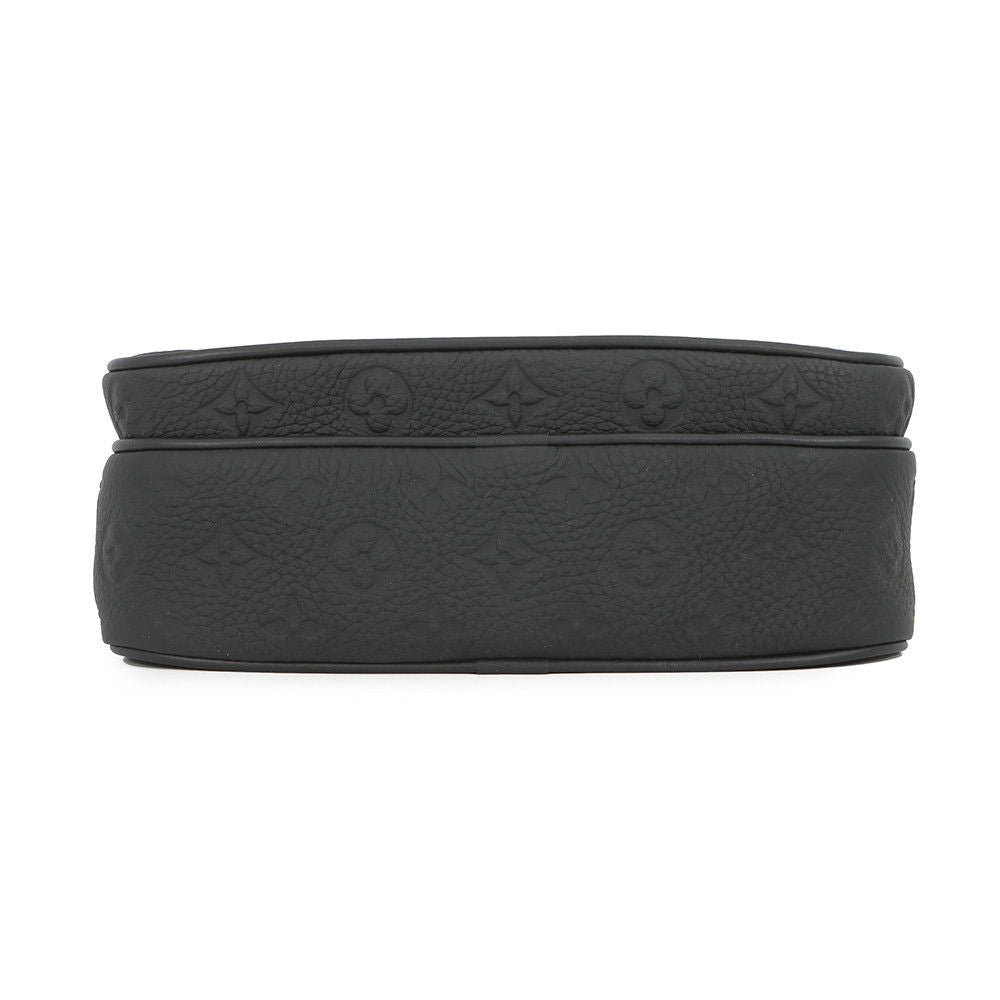 Louis Vuitton Shoulder Bag Monogram Taurillon S Lock Messenger Black