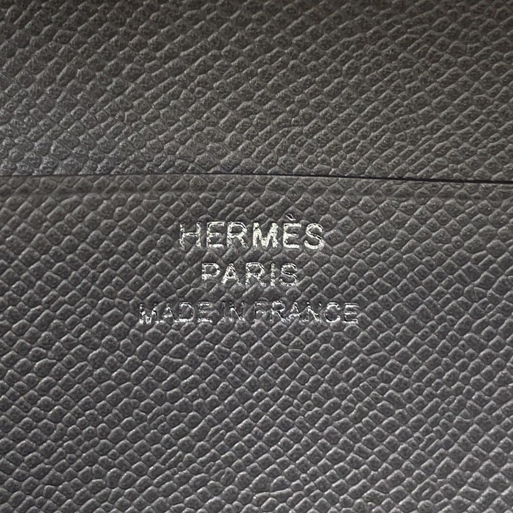 Hermes Bifold Wallet Bearn Compact Grimeia Silver Vo Madame