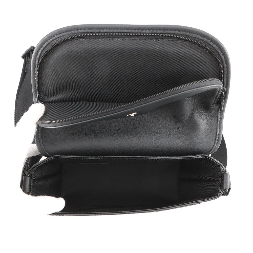 Louis Vuitton Shoulder Bag Monogram Shadow Pulse Messenger Black