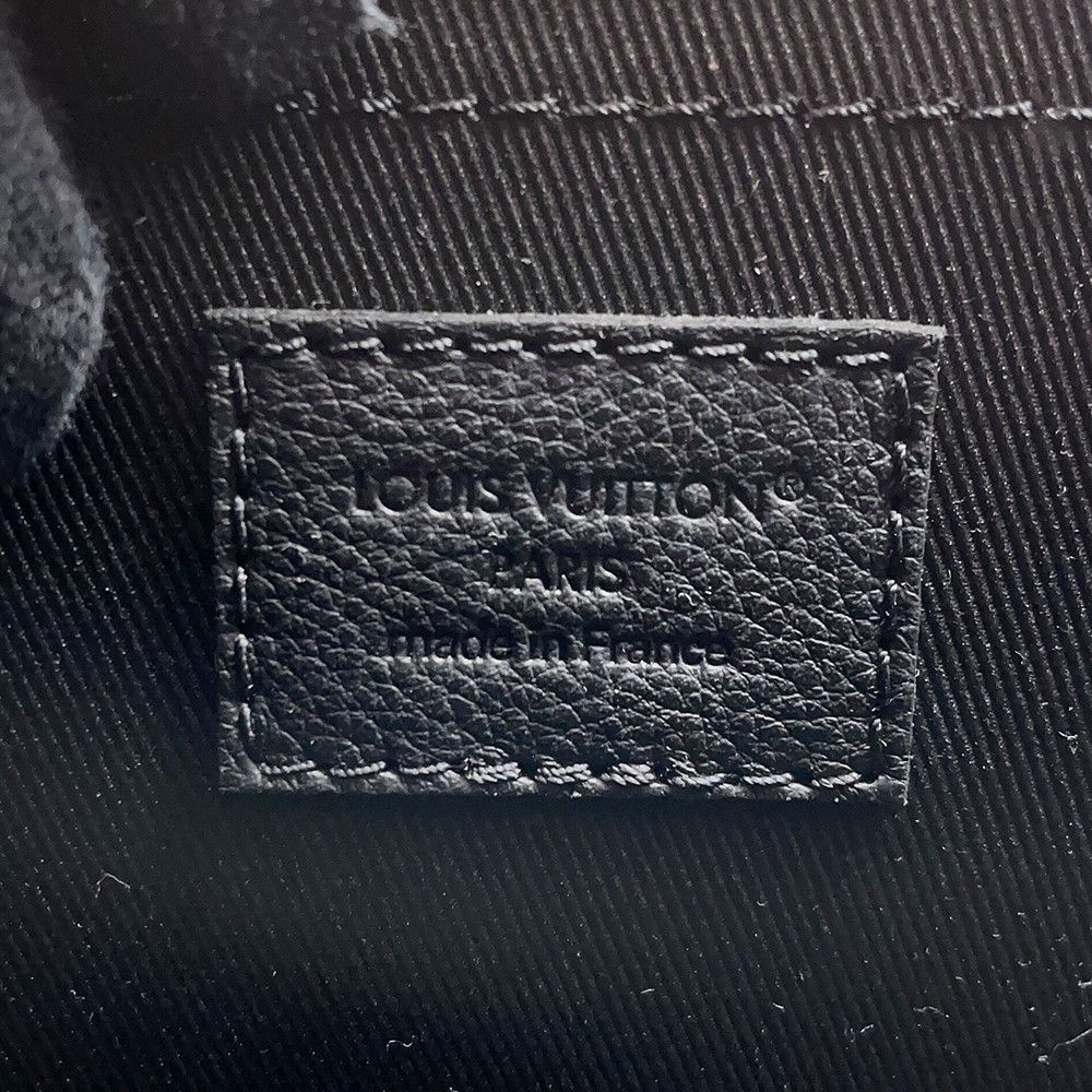 Louis Vuitton Shoulder Bag Monogram Shadow Pulse Messenger Black
