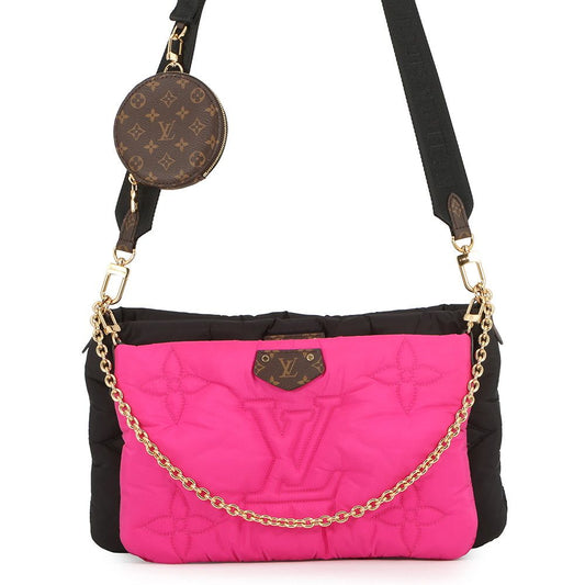 Louis Vuitton Shoulder Bag Monogram Maxi Multi Pochette Accessoire Black