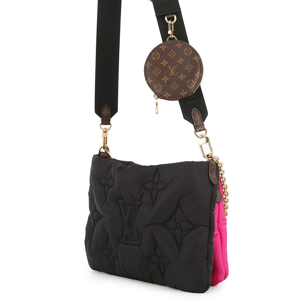 Louis Vuitton Shoulder Bag Monogram Maxi Multi Pochette Accessoire Black