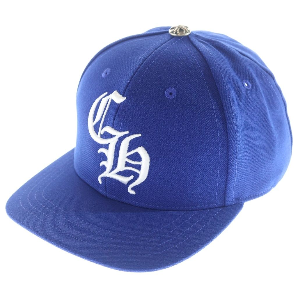 Chrome Hearts CH Hat CH Logo Embroidered Baseball Cap Blue Green