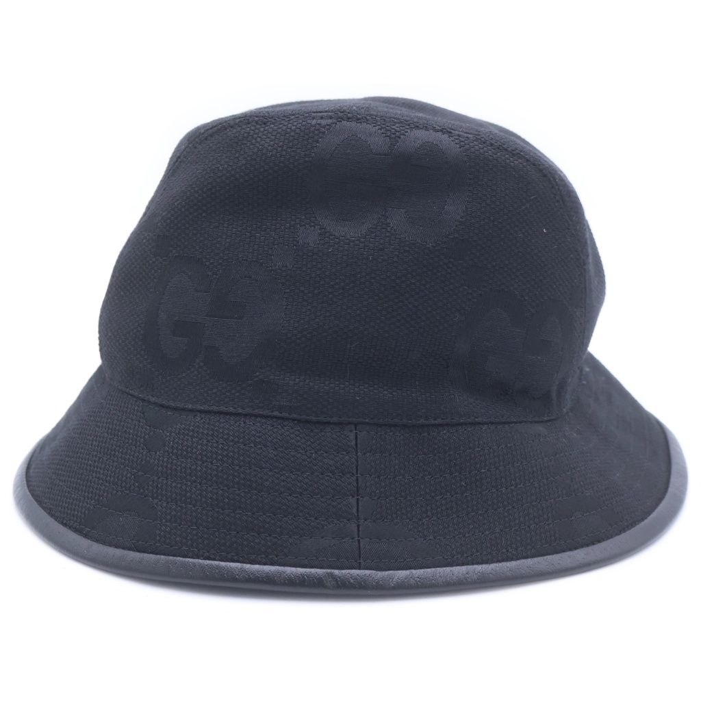 Gucci Jumbo GG Hat Bucket Hat Black