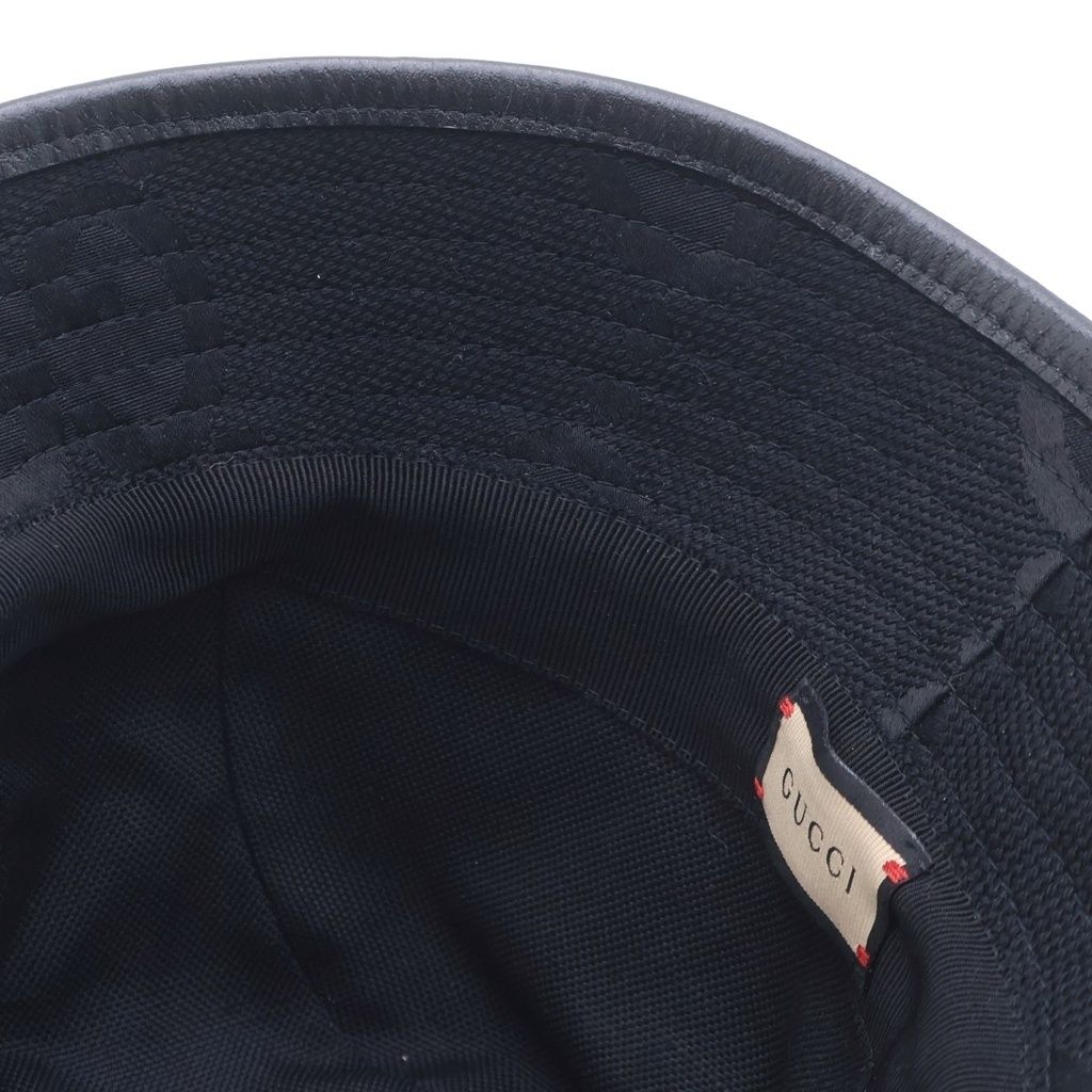 Gucci Jumbo GG Hat Bucket Hat Black