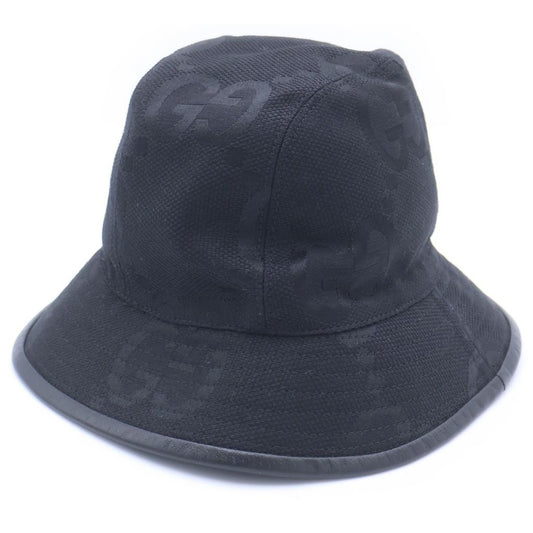 Gucci Jumbo GG Hat Bucket Hat Black