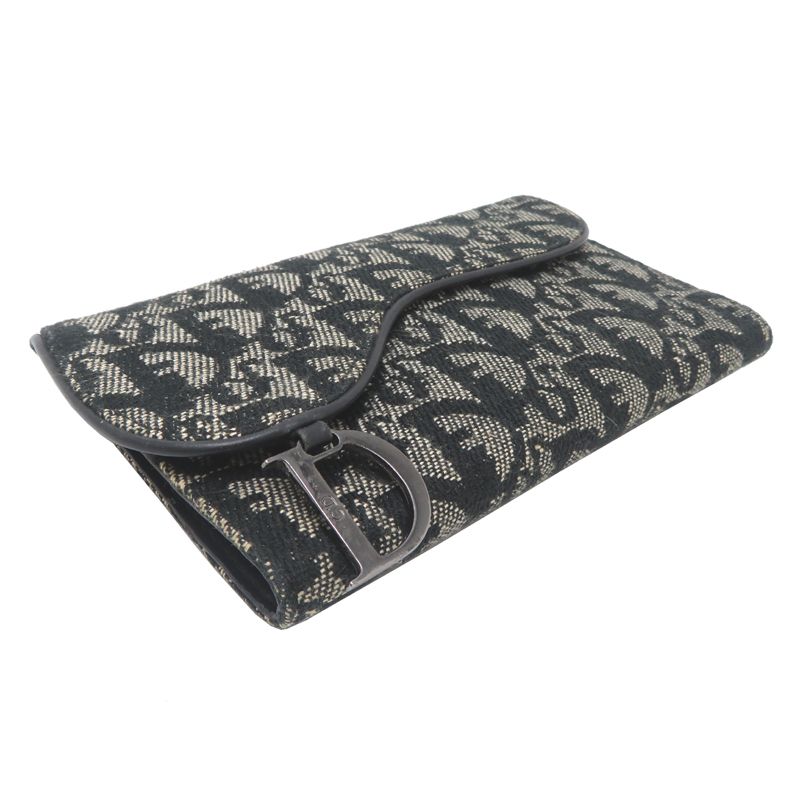 Dior Trifold Wallet Blue