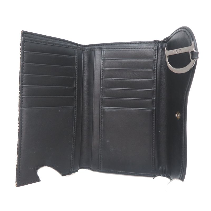 Dior Trifold Wallet Blue