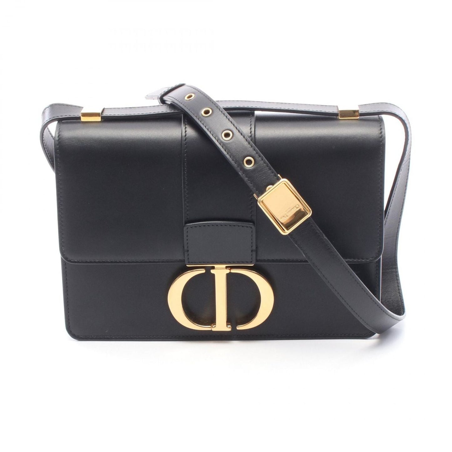 Dior Shoulder Bag 30 Montaigne Black Leather