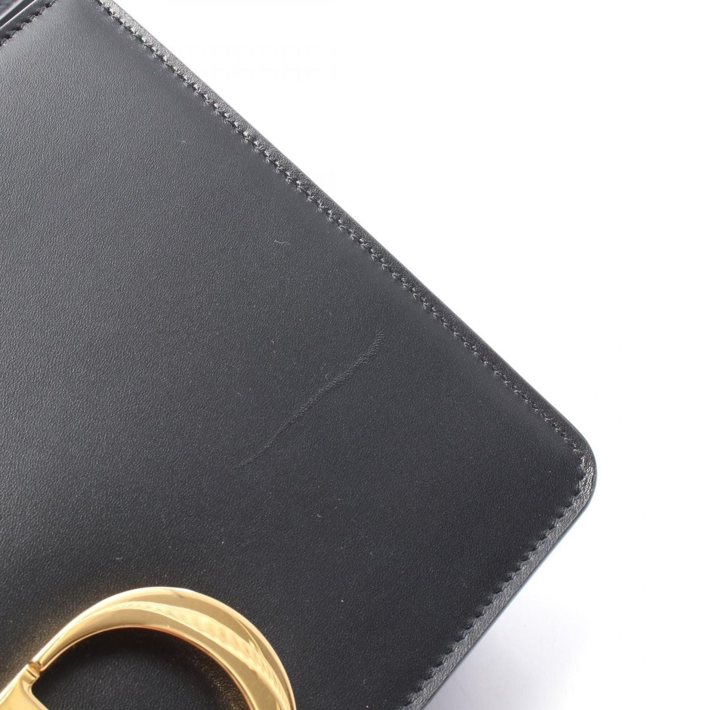 Dior Shoulder Bag 30 Montaigne Black Leather