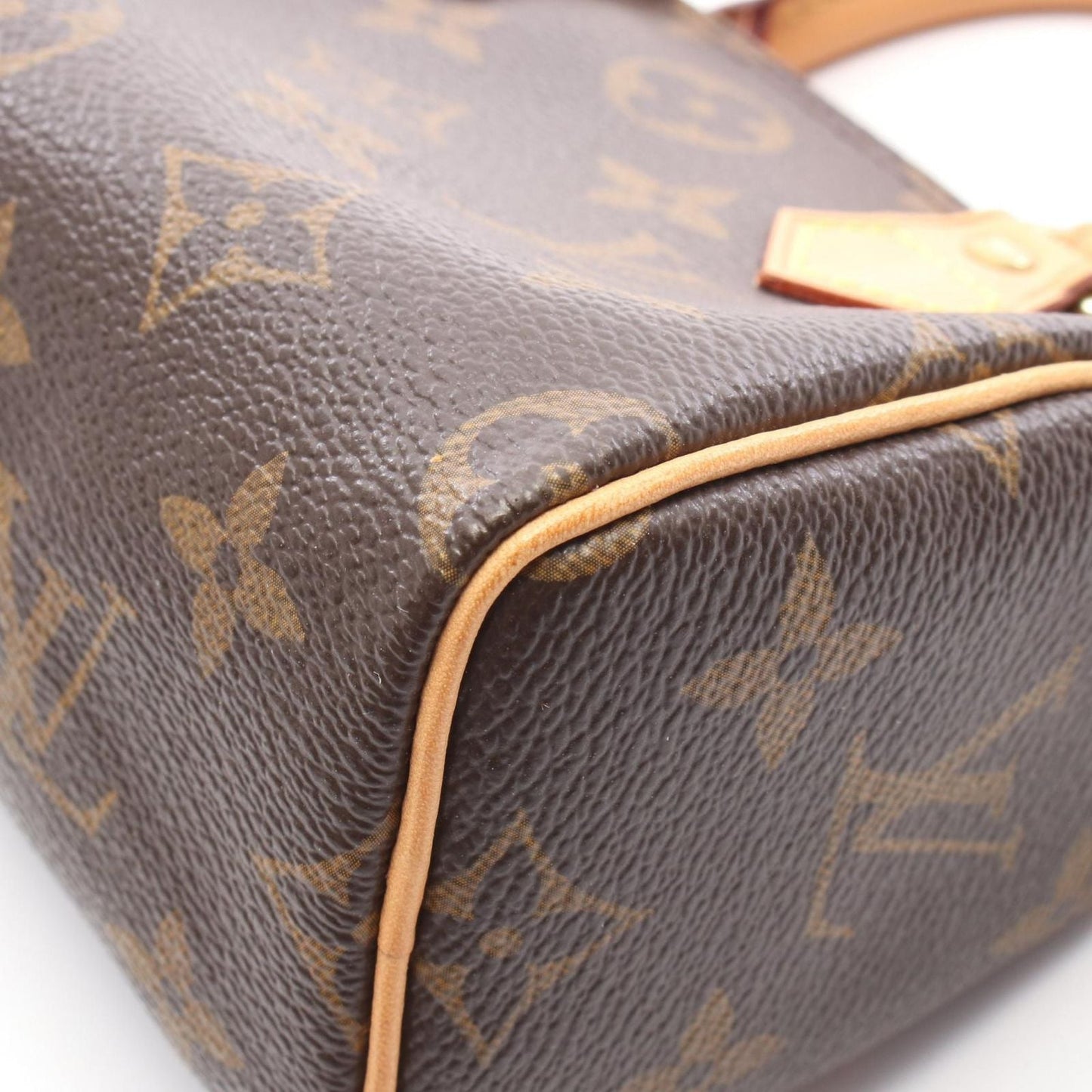 Louis Vuitton Handbag Mini Speedy Canvas Leather