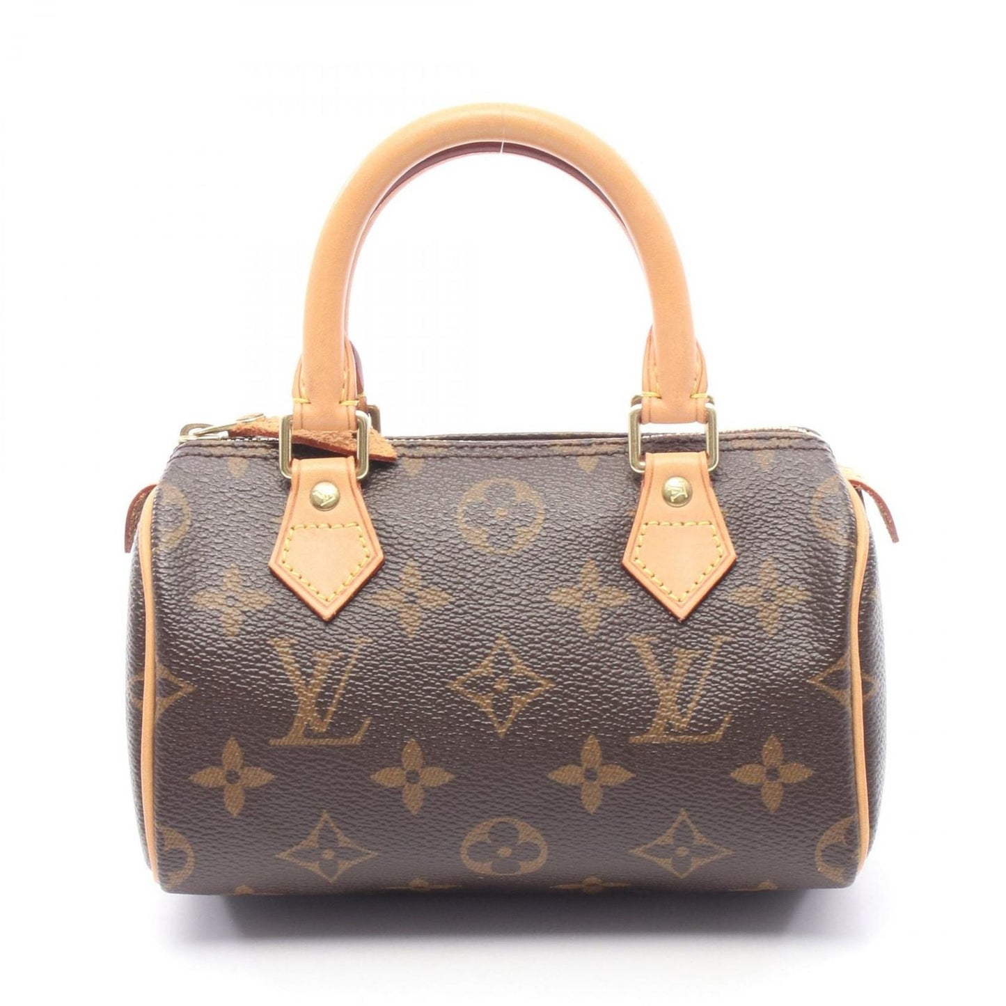 Louis Vuitton Handbag Mini Speedy Canvas Leather