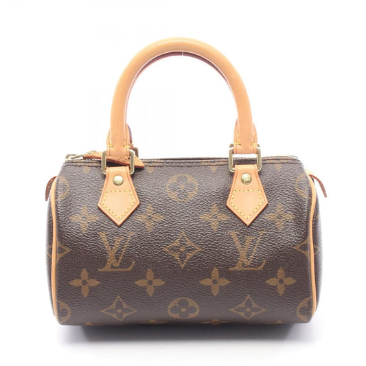 Louis Vuitton Handbag Mini Speedy Canvas Leather
