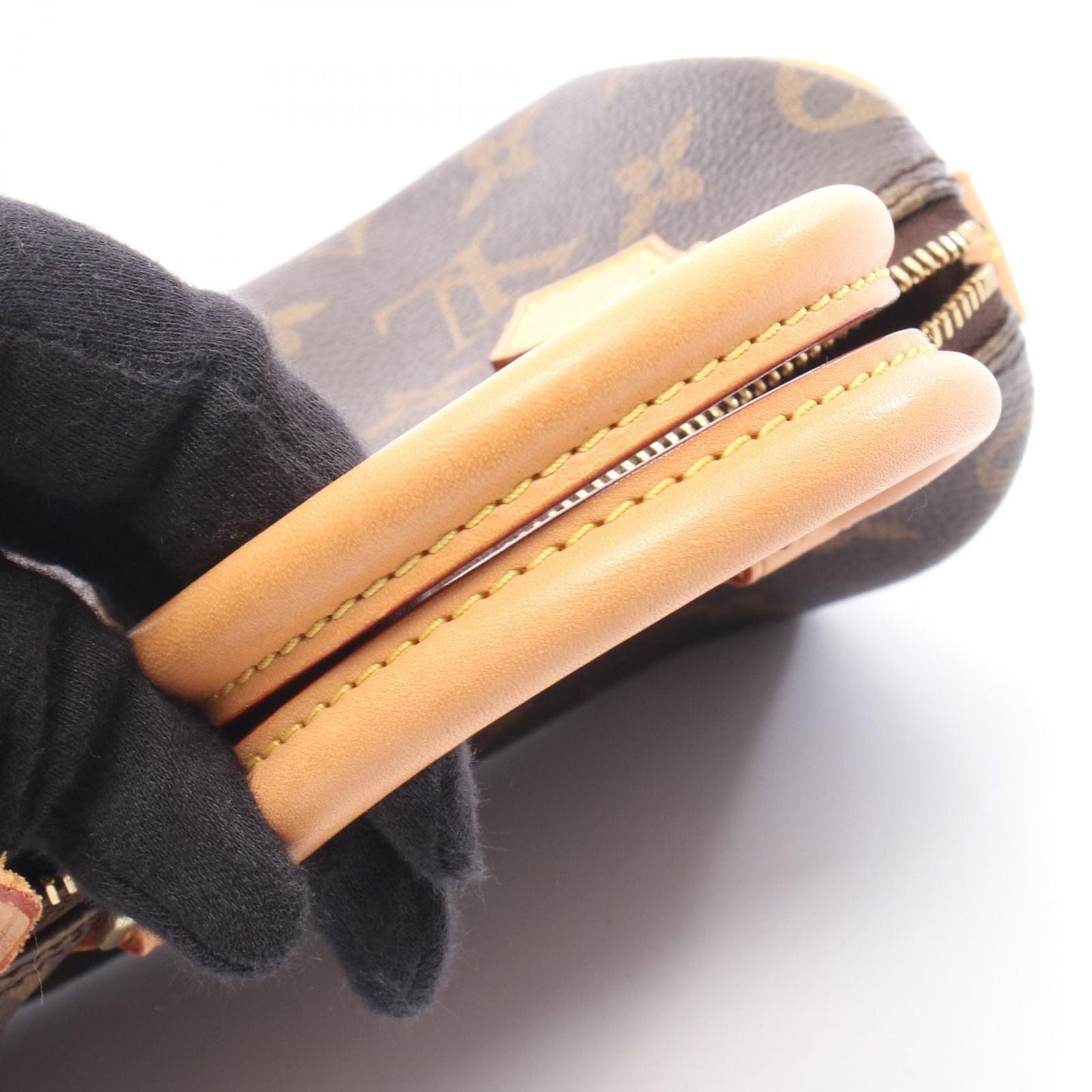 Louis Vuitton Handbag Mini Speedy Canvas Leather