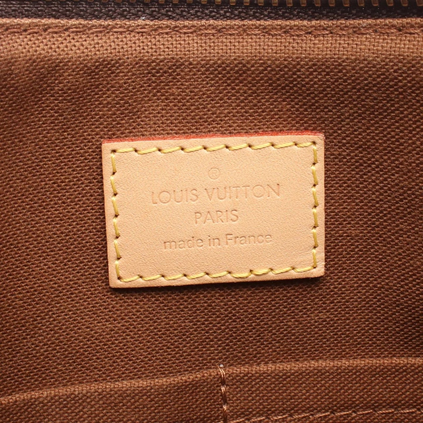 Louis Vuitton Shoulder Bag Odeon PM Canvas Leather
