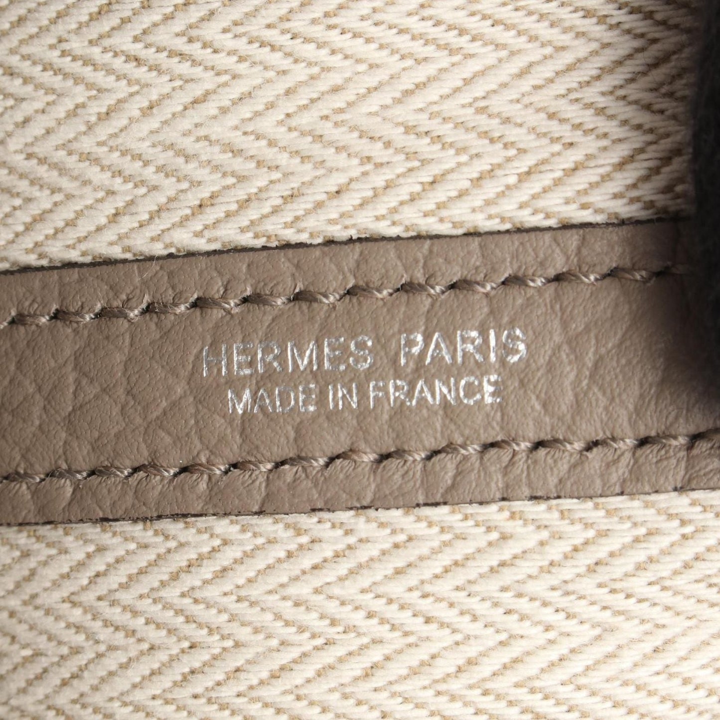Hermes Tote Garden Party PM Griasphalt Leather