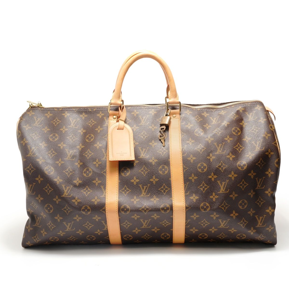 Louis Vuitton Boston Bag Monogram Keepall Bandouliere 55