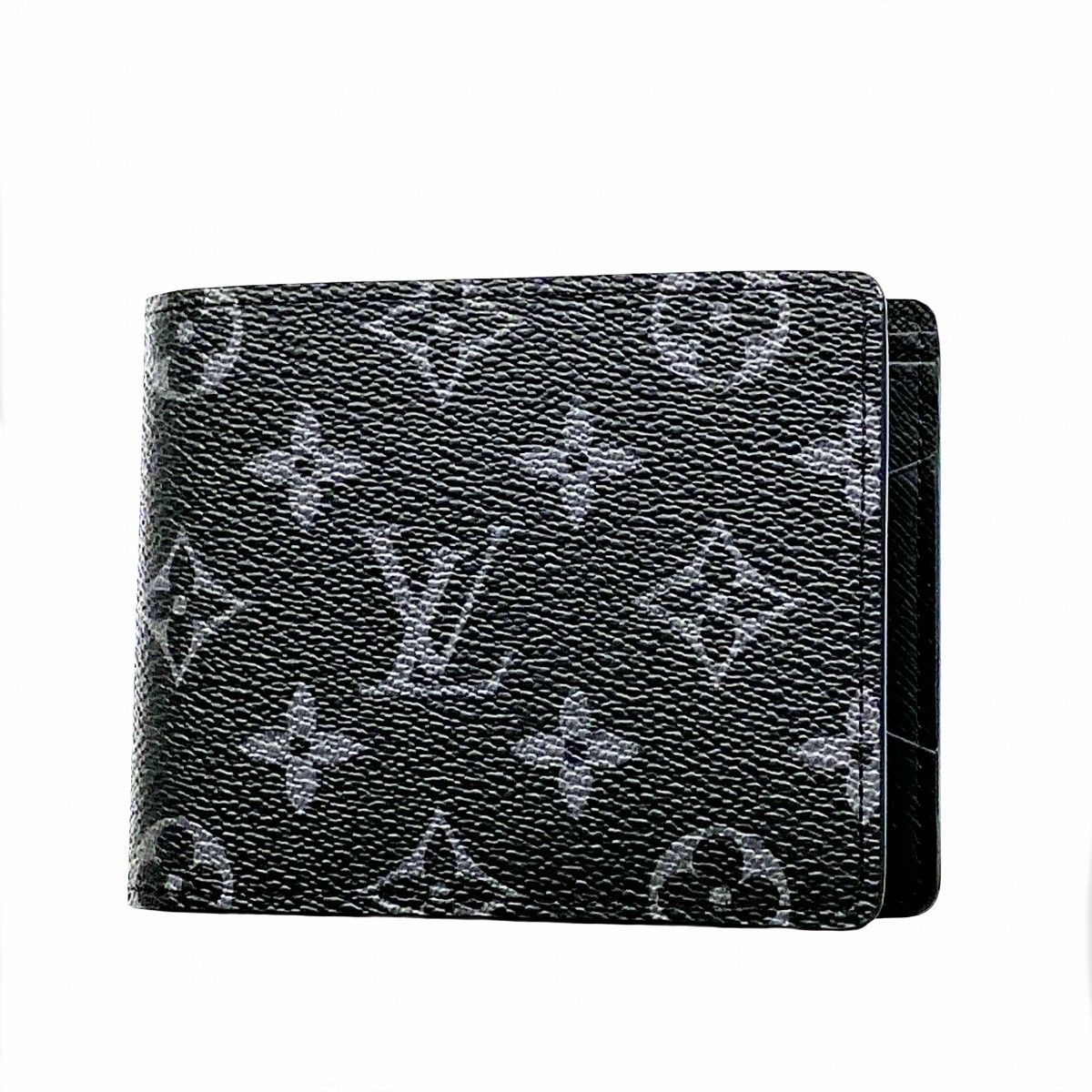 Louis Vuitton Wallet Monogram Eclipse Portefeuille Multiple Black