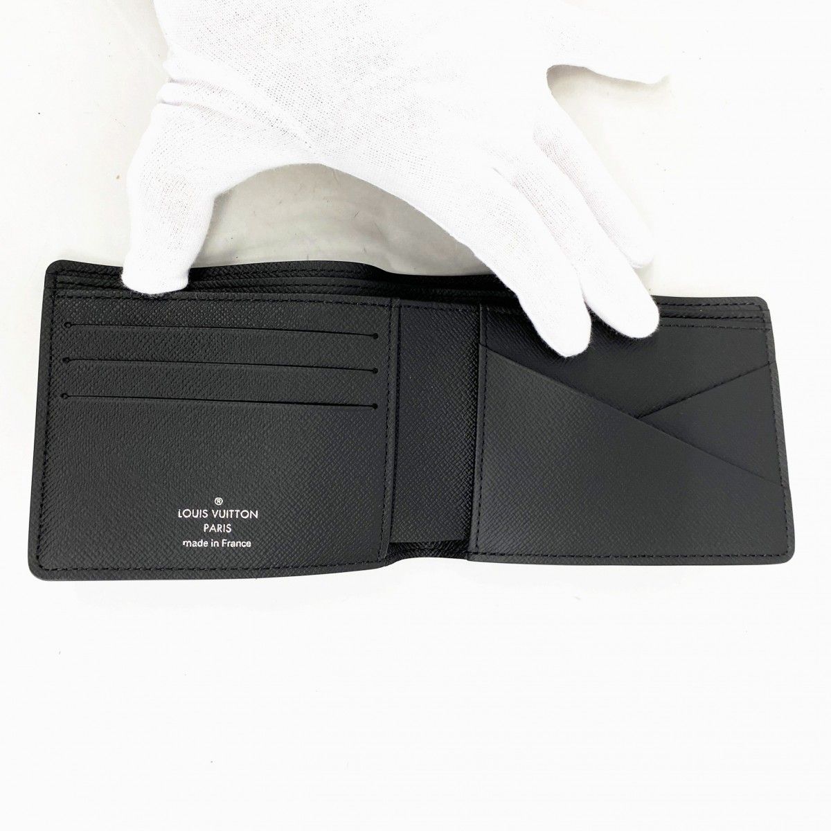 Louis Vuitton Wallet Monogram Eclipse Portefeuille Multiple Black