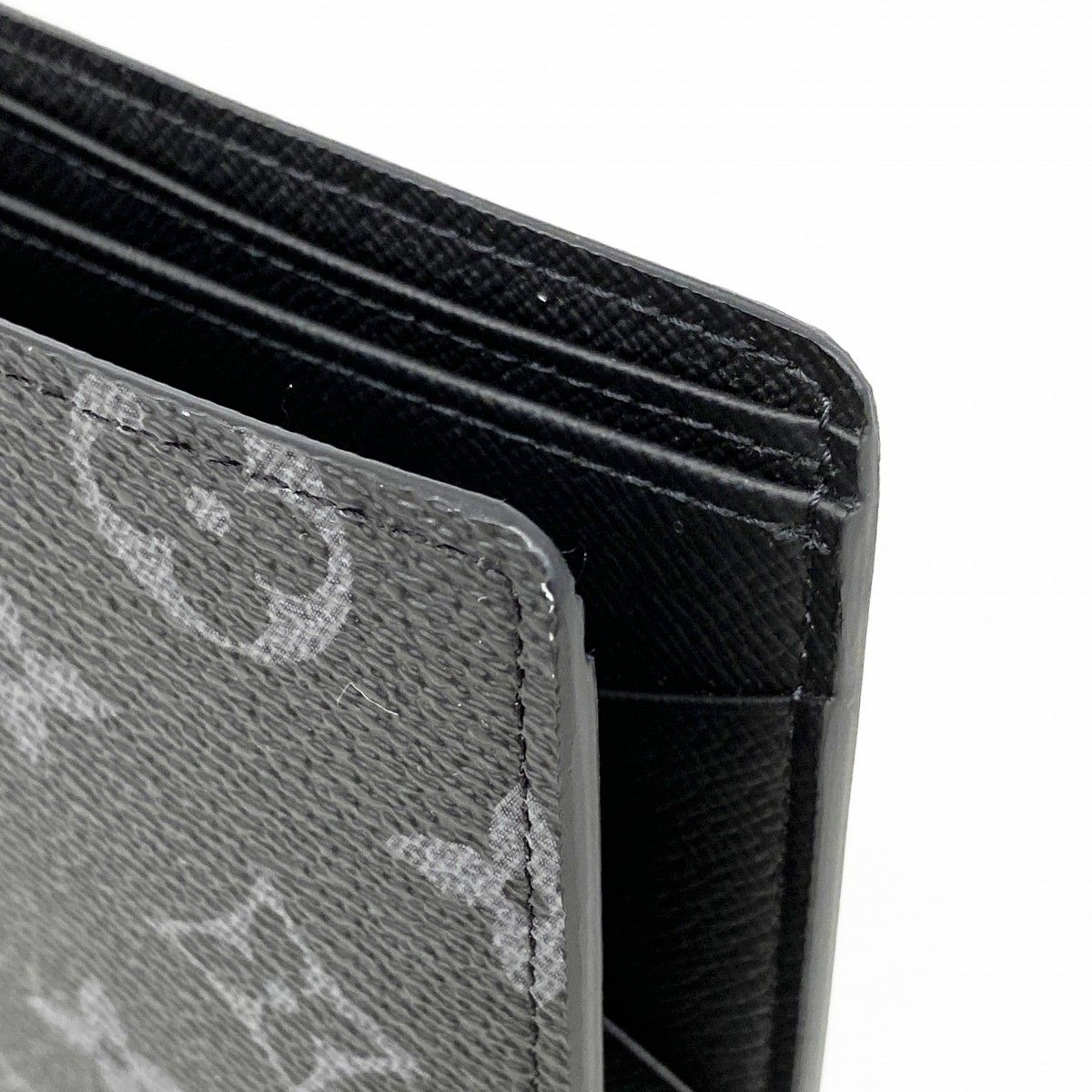 Louis Vuitton Wallet Monogram Eclipse Portefeuille Multiple Black