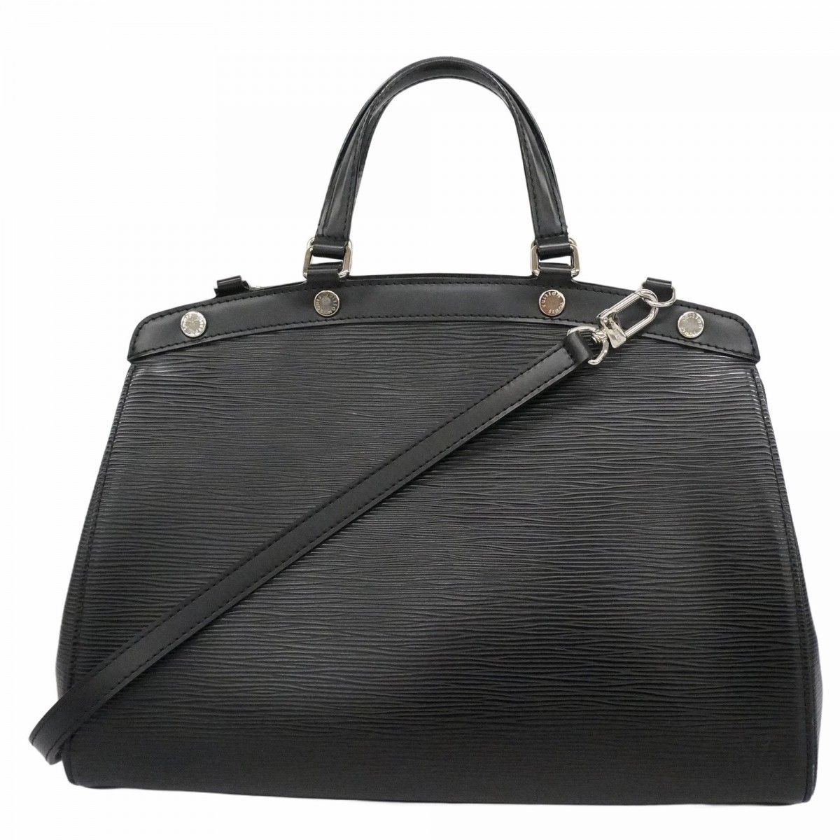 Louis Vuitton Handbag Epi MM Noir 2-Way Bag